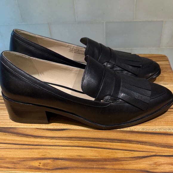 Cole Haan Dark Leather Slip-Ons - Picture 11 of 12